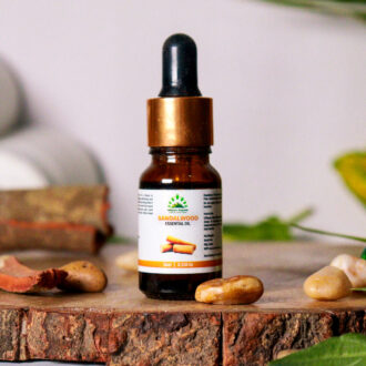Hillpure Organic Sandalwood Essential oil | Chandan Oil | 100% pure and natural | undiluted for skin moisturization, anti aging, healthy scalp and hair | 10 ml