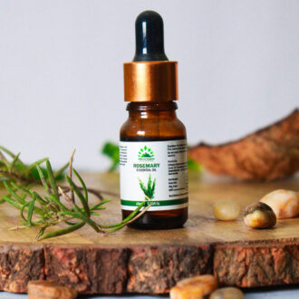 Hillpure Organic Rosemary Essential Oil | 100% Pure & Natural Oil For Hair, Skin, Body and Aromatherapy | Glass Bottle With Droper | |10 ml