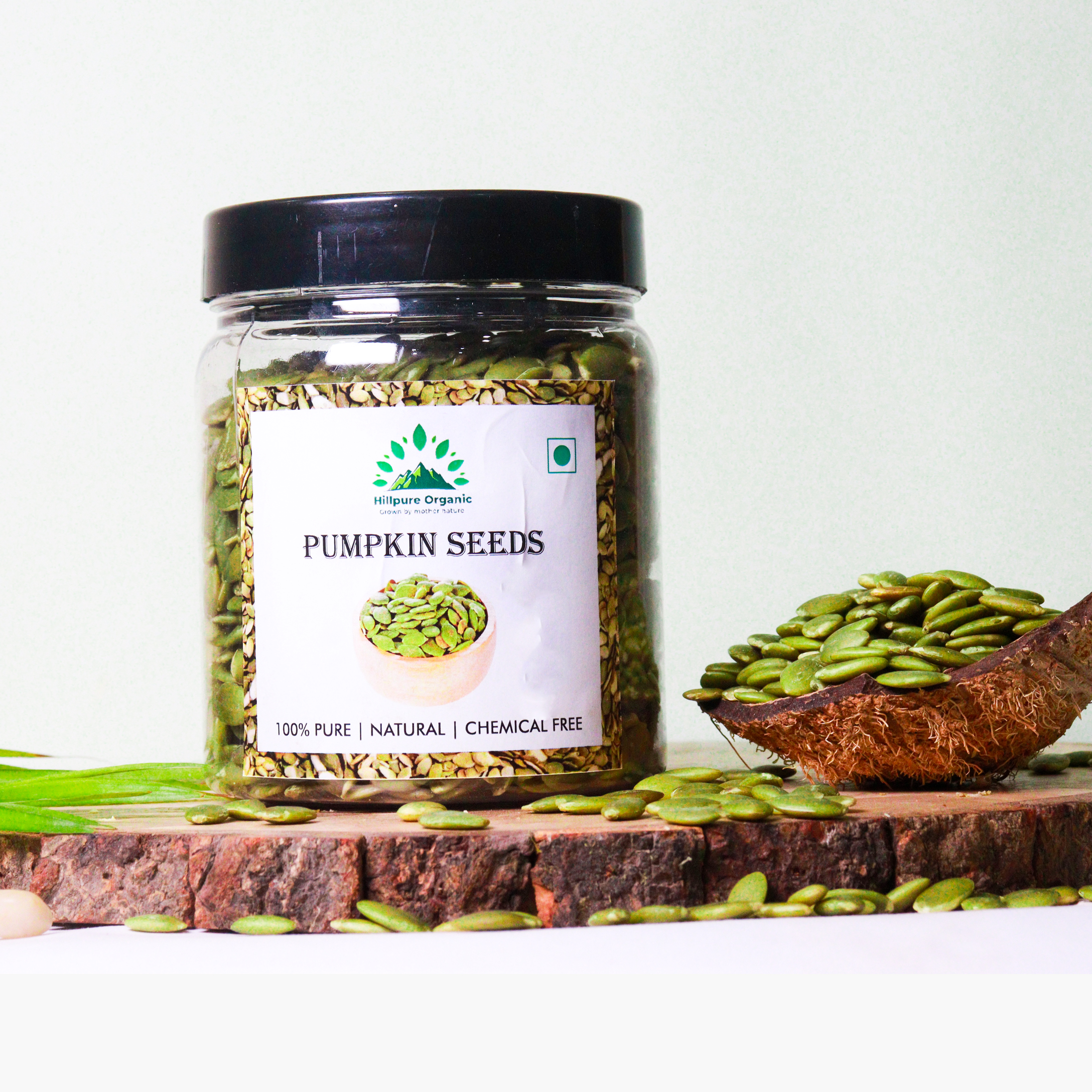 Hillpure Organic Pumpkin Seeds, Raw Pumpkin Seed, Authentic and Natural for Healthy Diet, High Fiber, Protein Rich Superfood (300 + 300 gm), Pack of 2 - Image 2