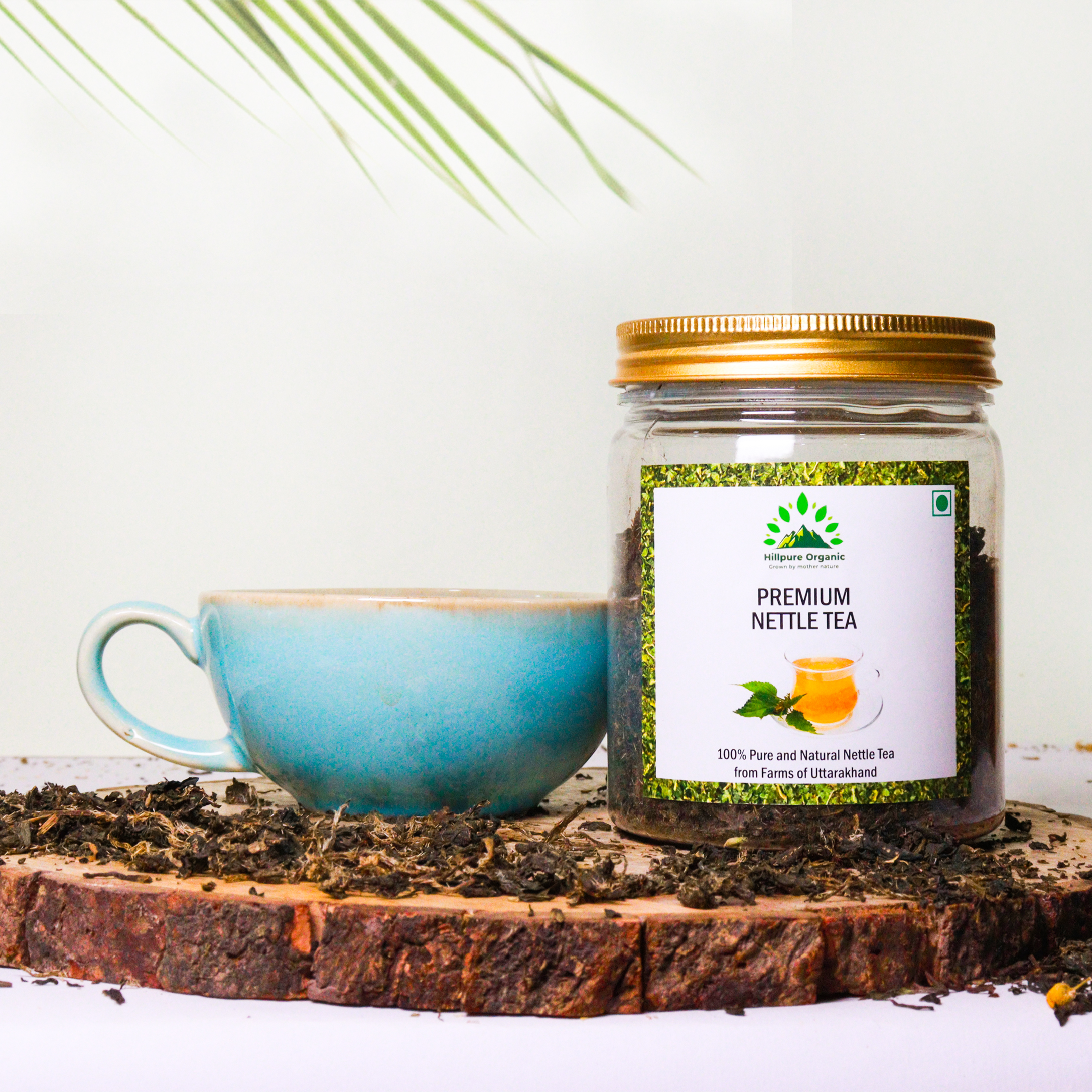 Hillpure Organic Premium Nettle Leaf Tea, Helps in Kidney Detox, Blood Sugar, Blood Purify, Loose, 100% Pure & Authentic, From Uttarakhand Hills (50 gm) - Image 2