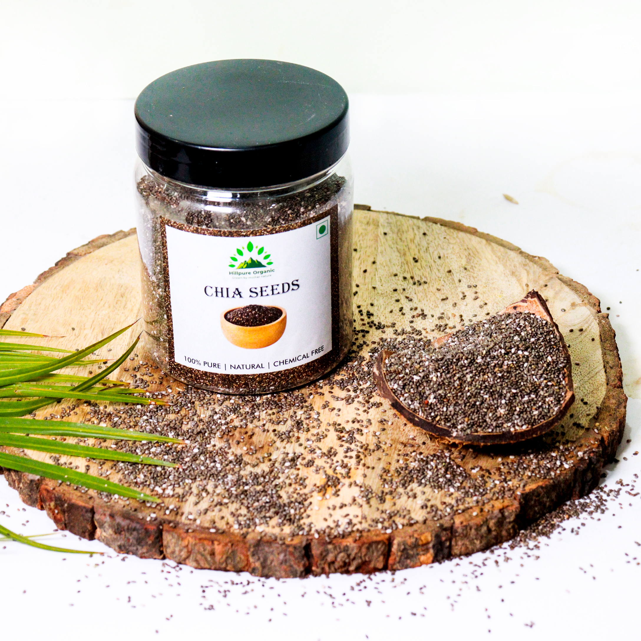 Hillpure Organic Chia Seeds, Raw Chia Seeds, Edible Seeds, For Weight Loss, Rich in Omega 3 (300 gm) - Image 2