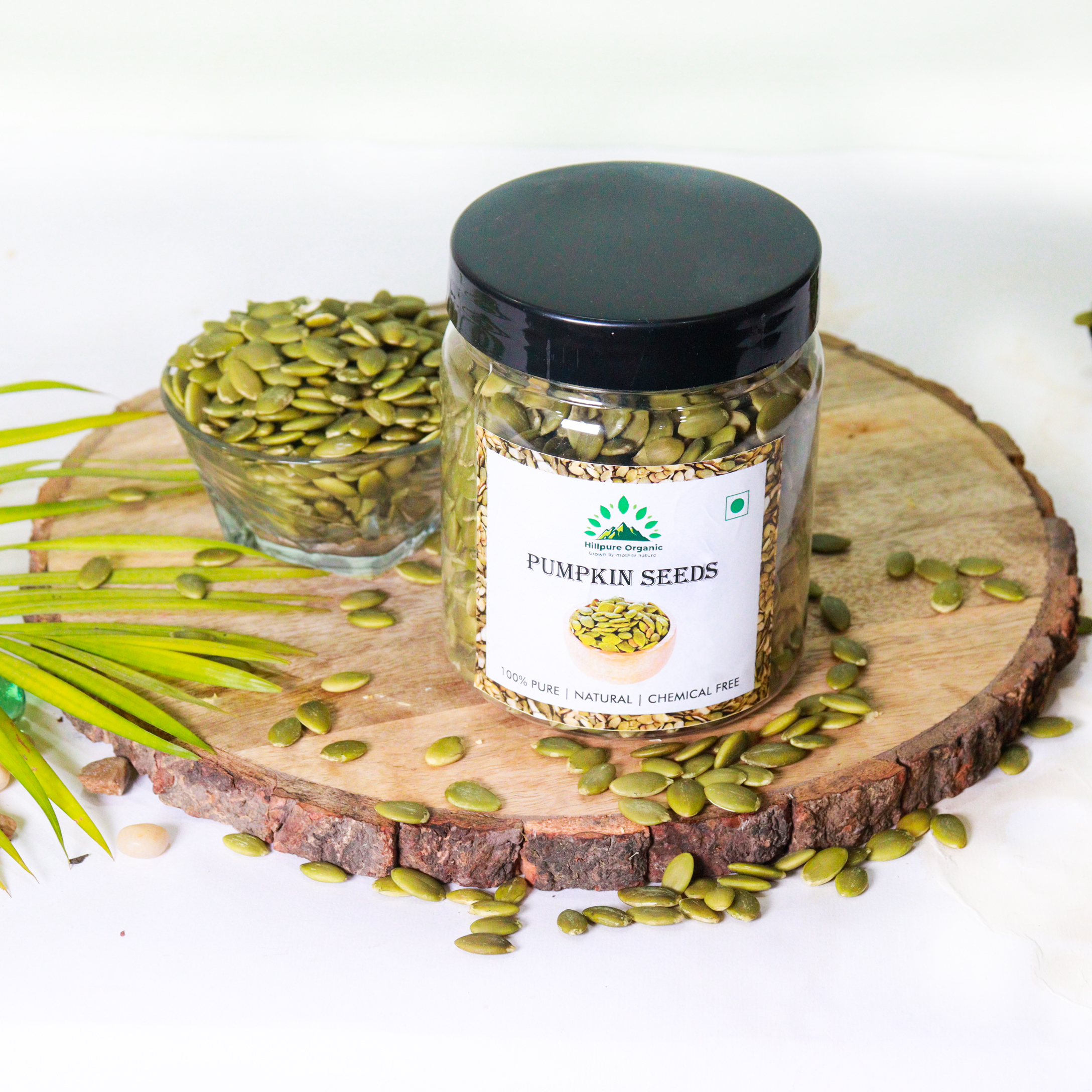 Hillpure Organic Pumpkin Seeds, Raw Pumpkin Seed, Authentic and Natural for Healthy Diet, High Fiber, Protein Rich Superfood (300 + 300 gm), Pack of 2 - Image 3