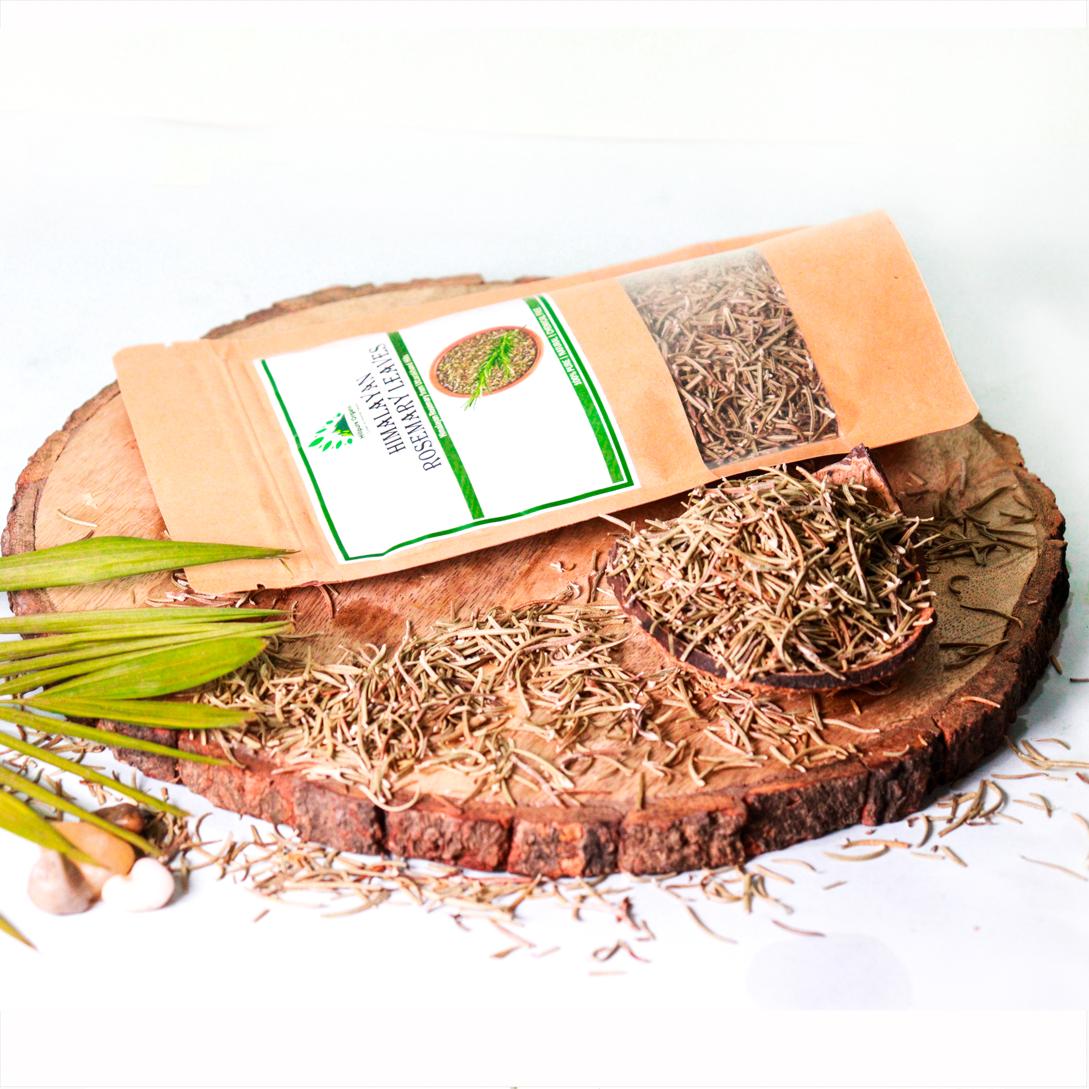 Hillpure Organic Rosemary Leaves | 100 % Pure & Natural | For Cooking Seasoning Pasta, Soups, Salad, Chicken, Herbs Bread, Tea | From Uttarakhand | 50 GM - Image 2