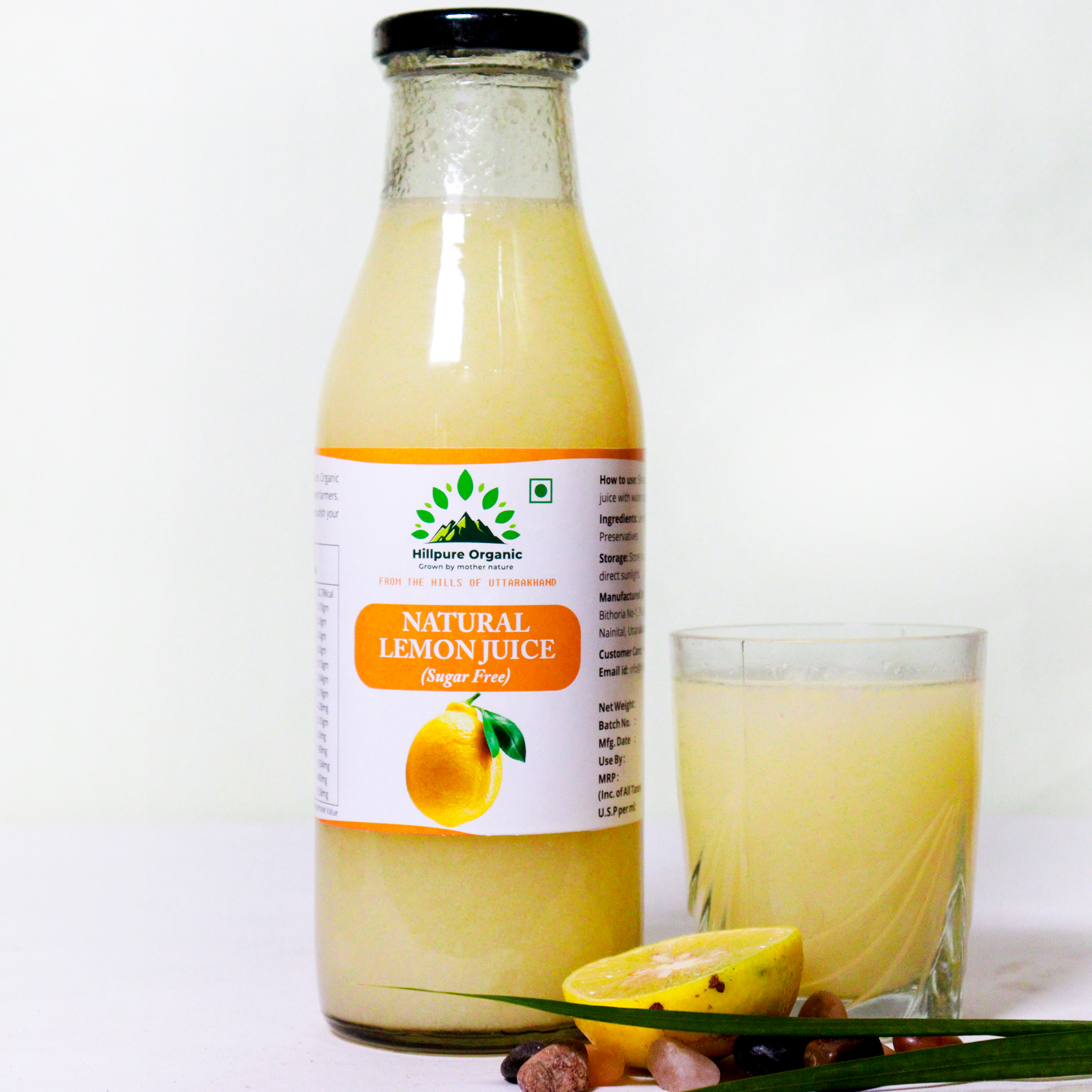 Hillpure Organic Natural Lemon Juice, Concentrate Lemon Juice, Sugar-Free, No Added Water, 500 ml, From Uttarakhand, Just pure, tangy wellness from the hills, No added preservatives - Image 3