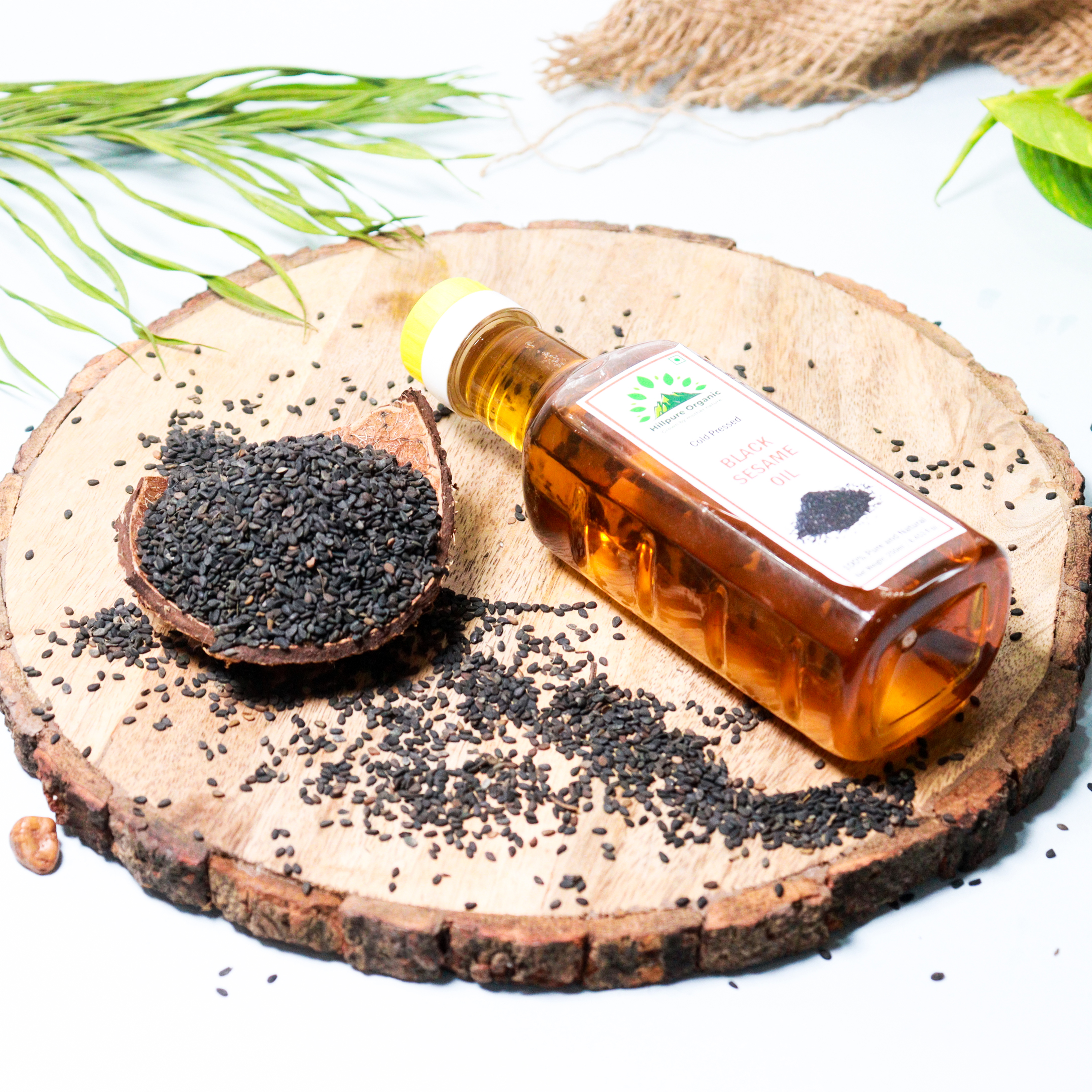 Hillpure Organic Cold Pressed Black Sesame Oil 250 ml, 100% Pure & Unrefined, Multipurpose Edible Oil Daily Cooking Oil, Keto Friendly, Naturally Cholesterol Free, Rich in MUFA & Omega-6 PUFA - Image 2