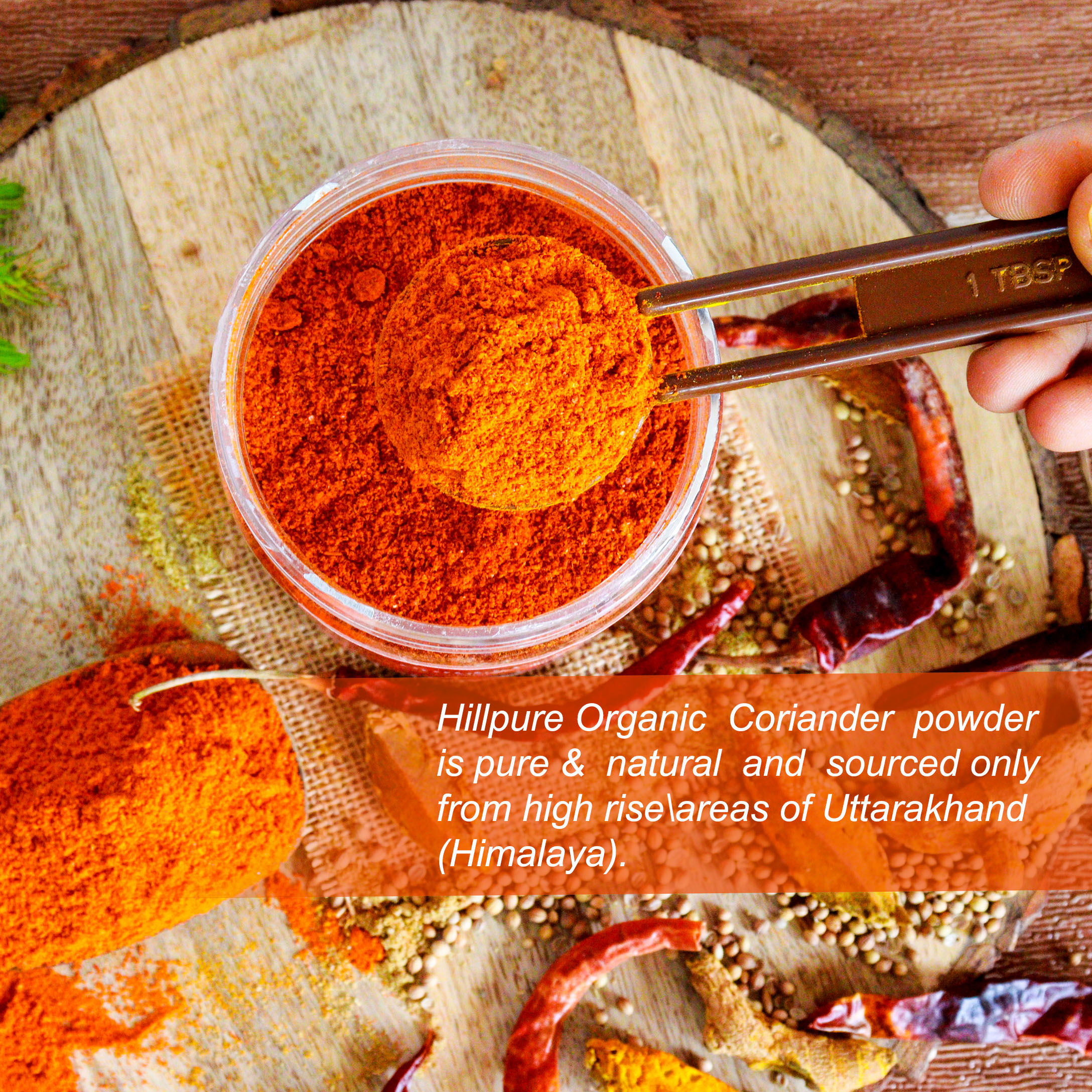 Hillpure Organic Chilli Powder | Authentic Chilli Powder from Uttarakhand Hills | Hand Ground | Preservative Free Perfectly Balanced Chilli Powder with No Added Flavors and Colors -200 GM - Image 3