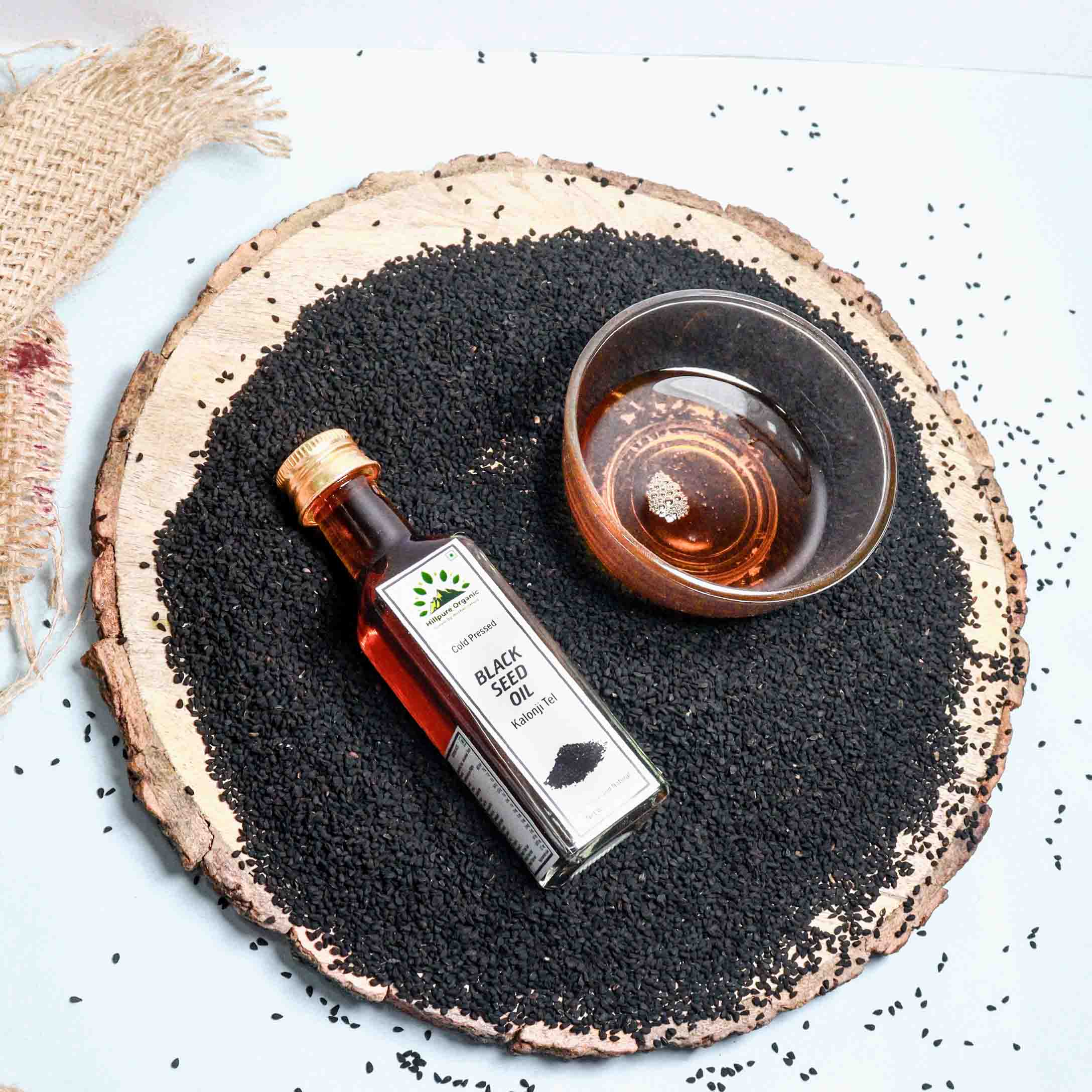 Hillpure Oganic Premium Cold Pressed Black Seed Oil,Kalonji Oil, 100% Pure & Natural for Face, Hair, Body (65 + 65 ml Glass Bottle), Pack of 2 - Image 3