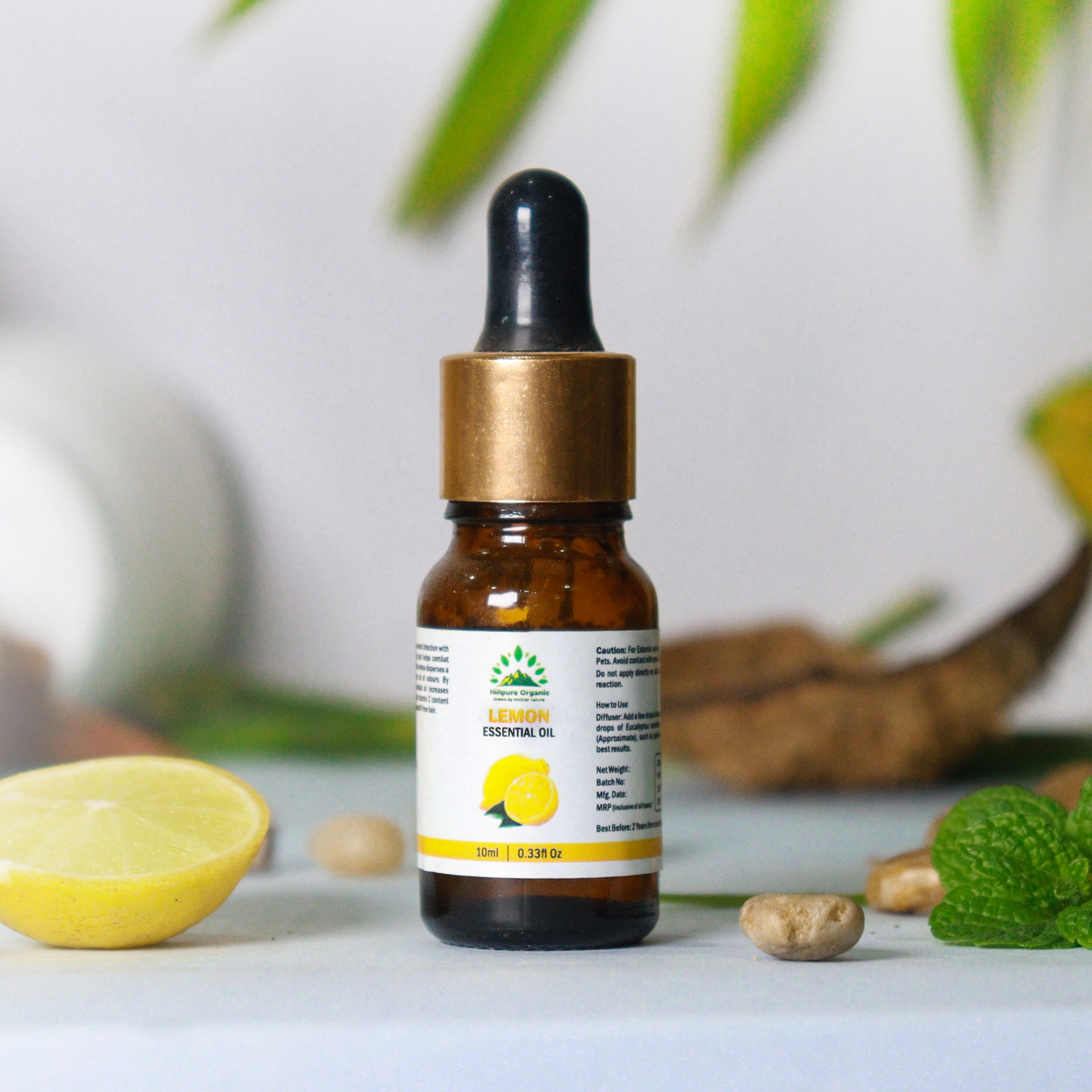 Hillpure Organic Lemon Essential Oil | 100% Pure & Natural | Essential Oil for Skin, Hair, Diffuser, Aromatheraphy & Making candle | 10 ml - Image 3