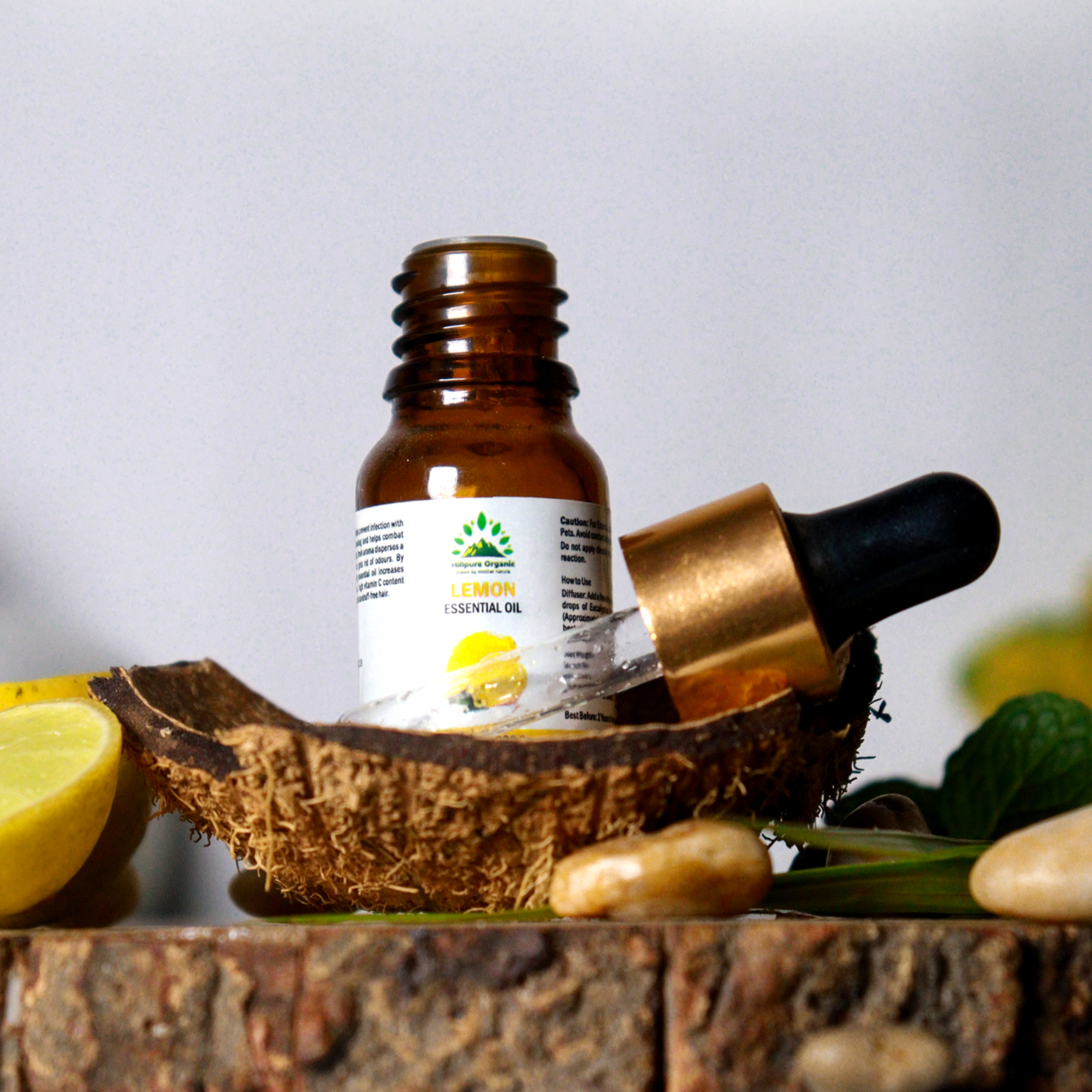 Hillpure Organic Lemon Essential Oil | 100% Pure & Natural | Essential Oil for Skin, Hair, Diffuser, Aromatheraphy & Making candle | 10 ml - Image 4