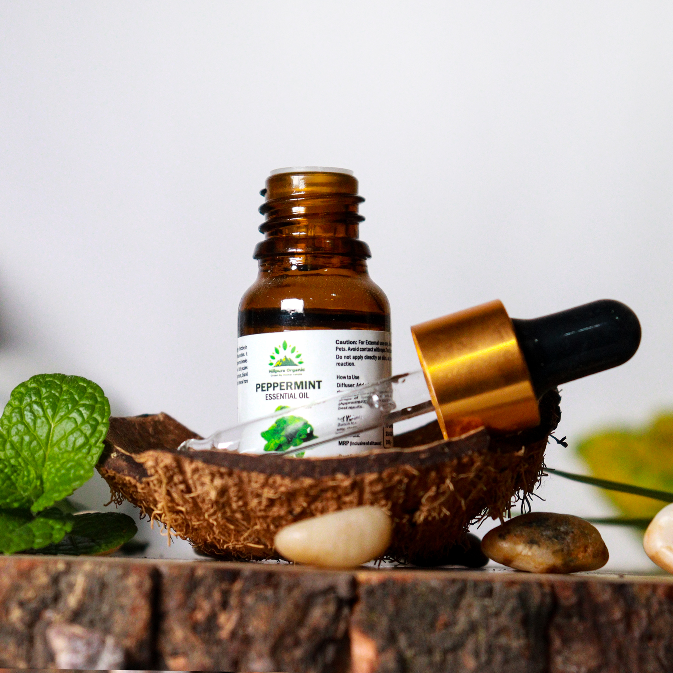 Hillpure Organic Peppermint Essential Oil | 100% Pure & Natural | For Hair, Skin & Aromatherapy | 10 ml +10 ml (Pack of 2) - Image 4