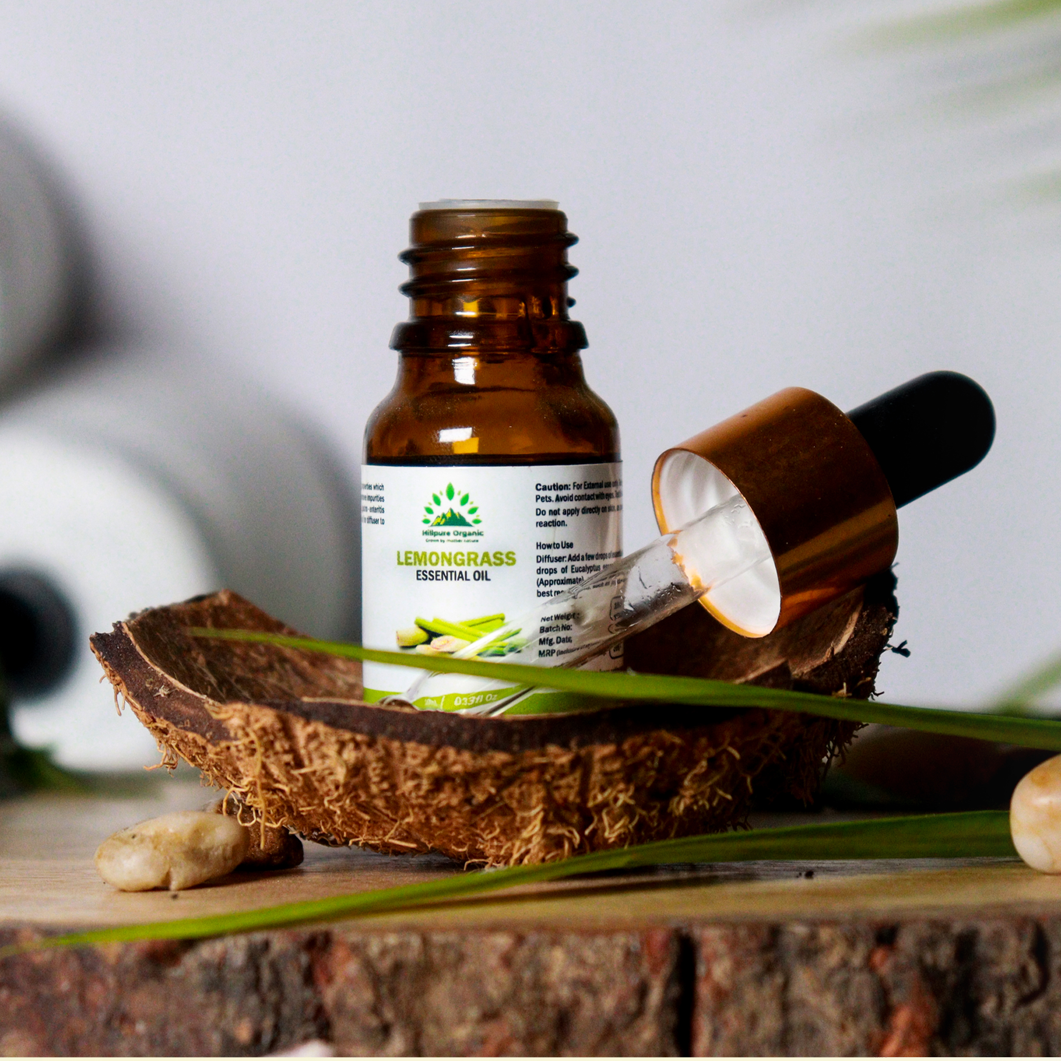 Hillpure Organic Lemon Grass Essential Oil | 100% Pure & Natural | For Hair, Skin & Aromatherapy | 10 ml + 10 ml (Pack of 2) - Image 4