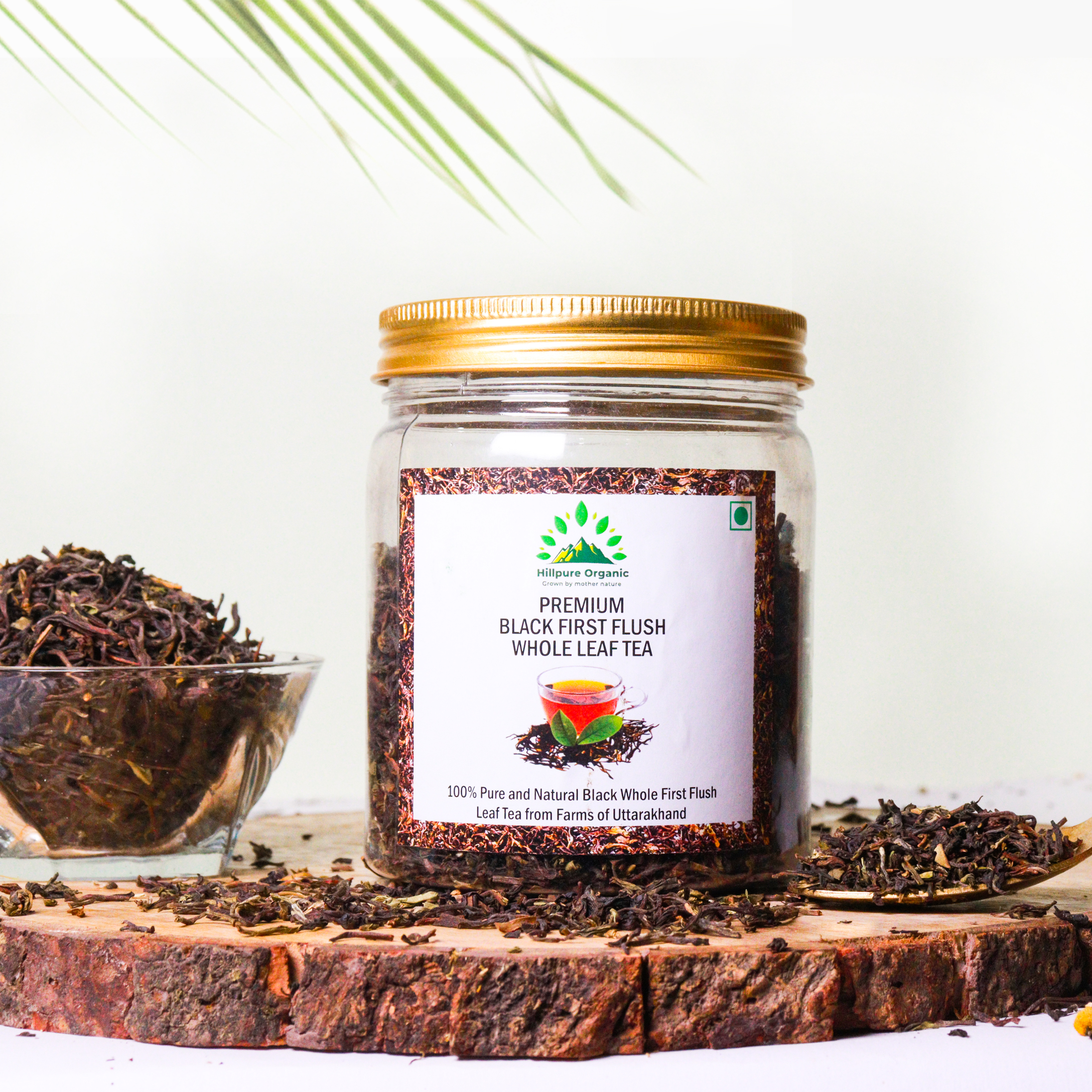 Hillpure Organic Premium Black Whole First Flush Leaf Tea, Long Leaf Loose Tea, 100% Pure & Authentic, From Uttarakhand Hills (100 gm) - Image 4