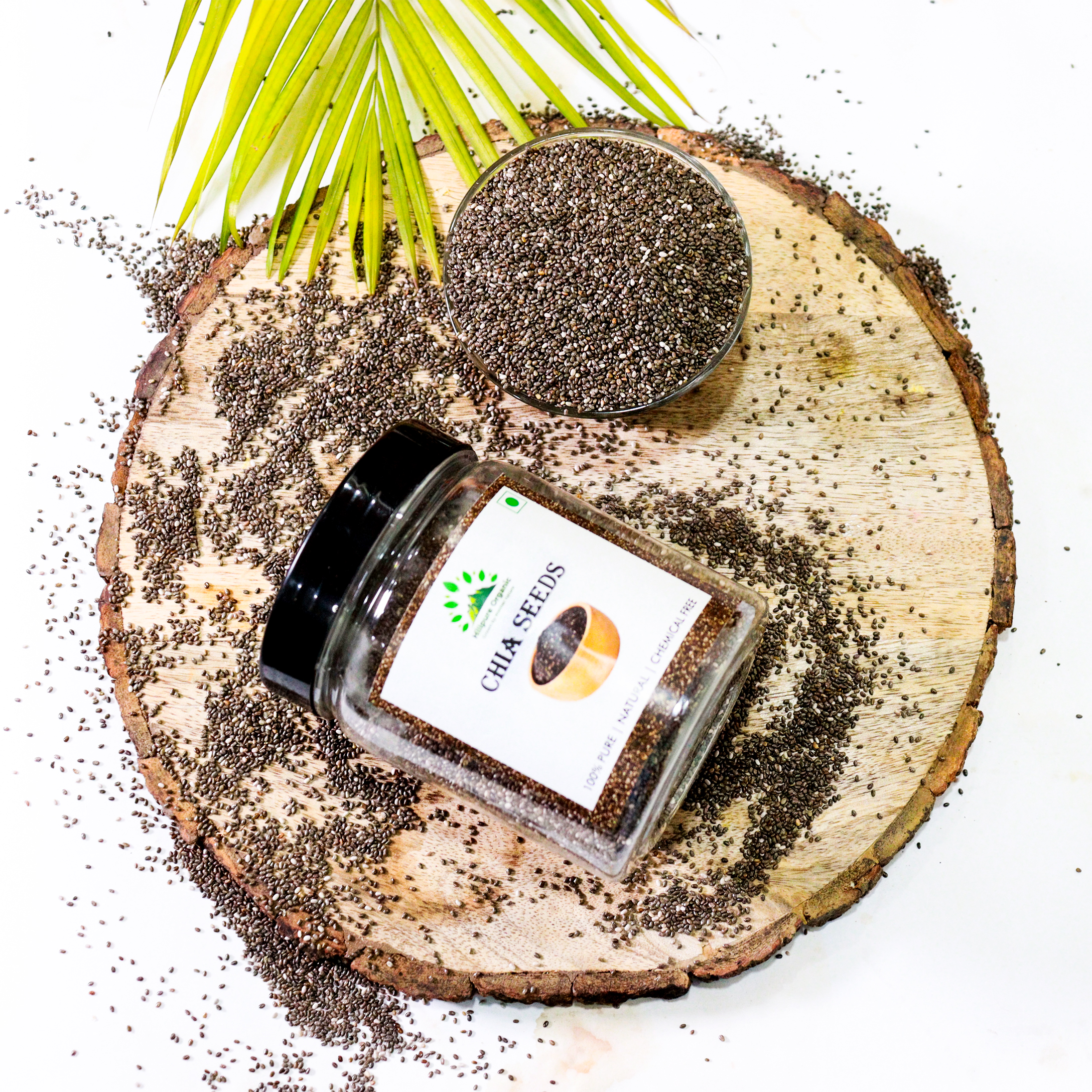 Hillpure Organic Chia Seeds, Raw Chia Seeds, Edible Seeds, For Weight Loss, Rich in Omega 3 (300 gm) - Image 4