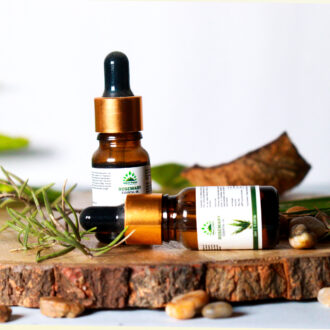 Hillpure Organic Rosemary Essential Oil | 100% Pure & Natural Oil For Hair, Skin, Body and Aromatherapy | Glass Bottle With Droper (10 Ml+10 Ml) Pack of 2