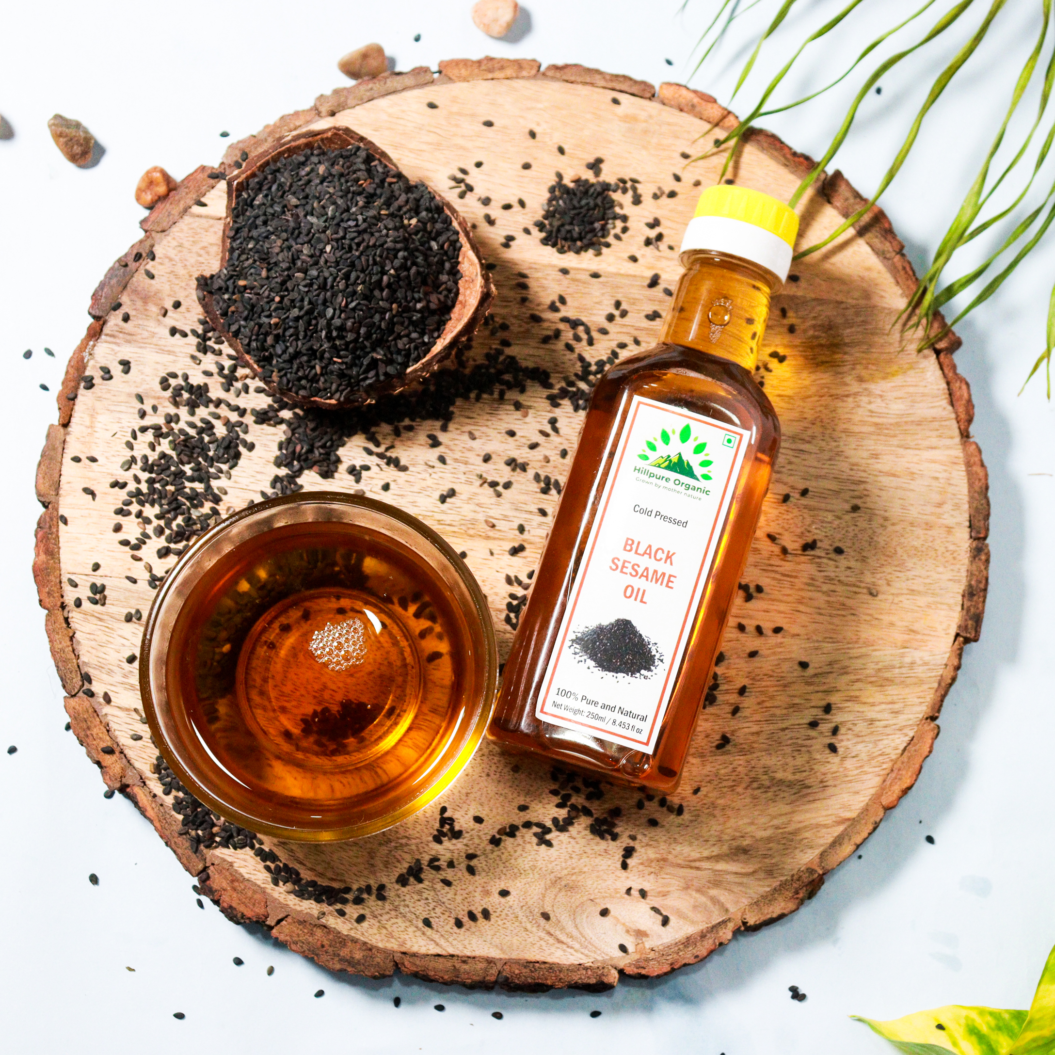 Hillpure Organic Cold Pressed Black Sesame Oil 250 ml, 100% Pure & Unrefined, Multipurpose Edible Oil Daily Cooking Oil, Keto Friendly, Naturally Cholesterol Free, Rich in MUFA & Omega-6 PUFA - Image 4