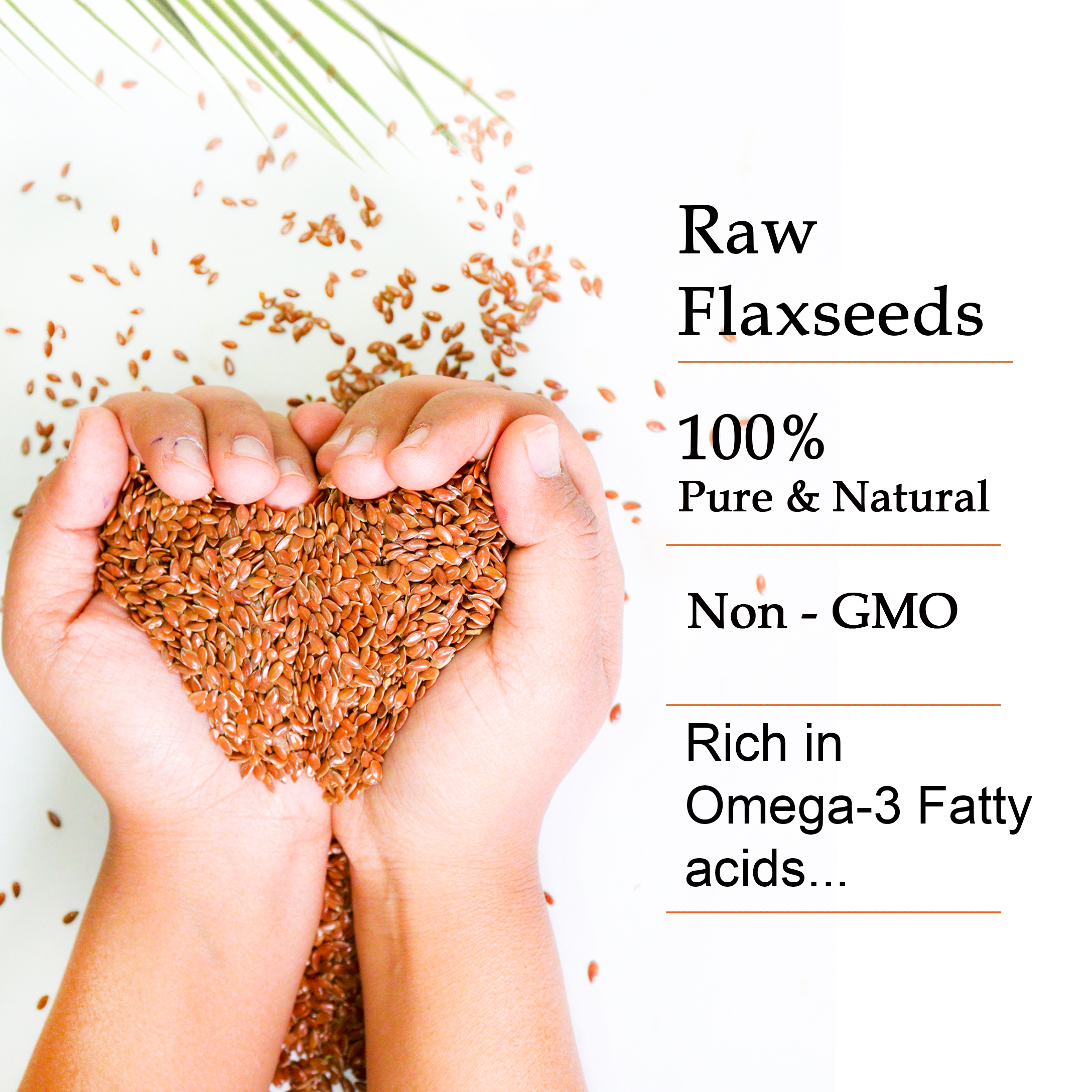 Hillpure Organic Flaxseeds, Alsi Seeds, Rich in Fibre and Omega-3, Raw Flaxseeds (300 gm) - Image 5