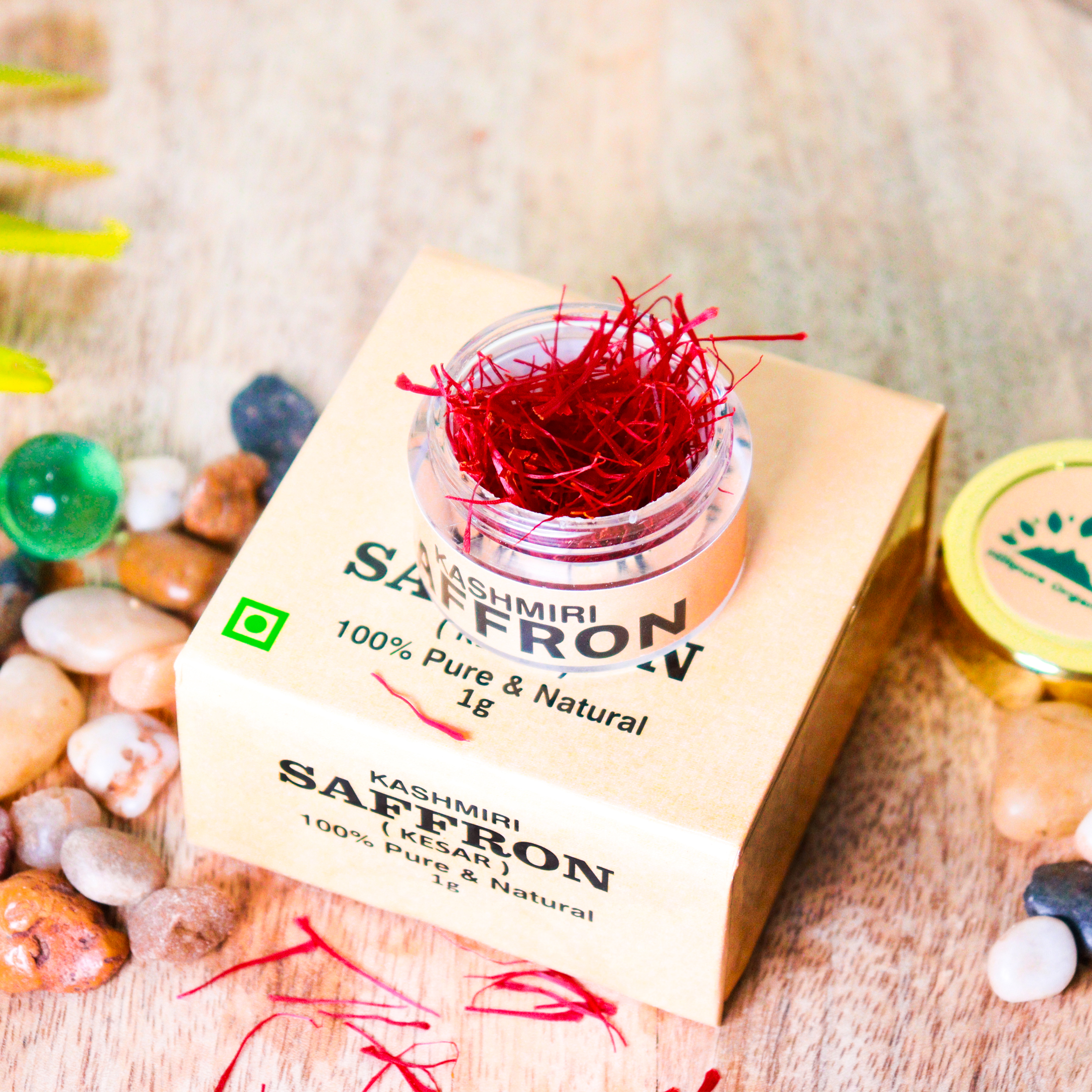 Hillpure Organic Kashmiri Saffron | Keshar | Lab Tested Certified Grade A+ (1gm + 1 gm) - Image 4