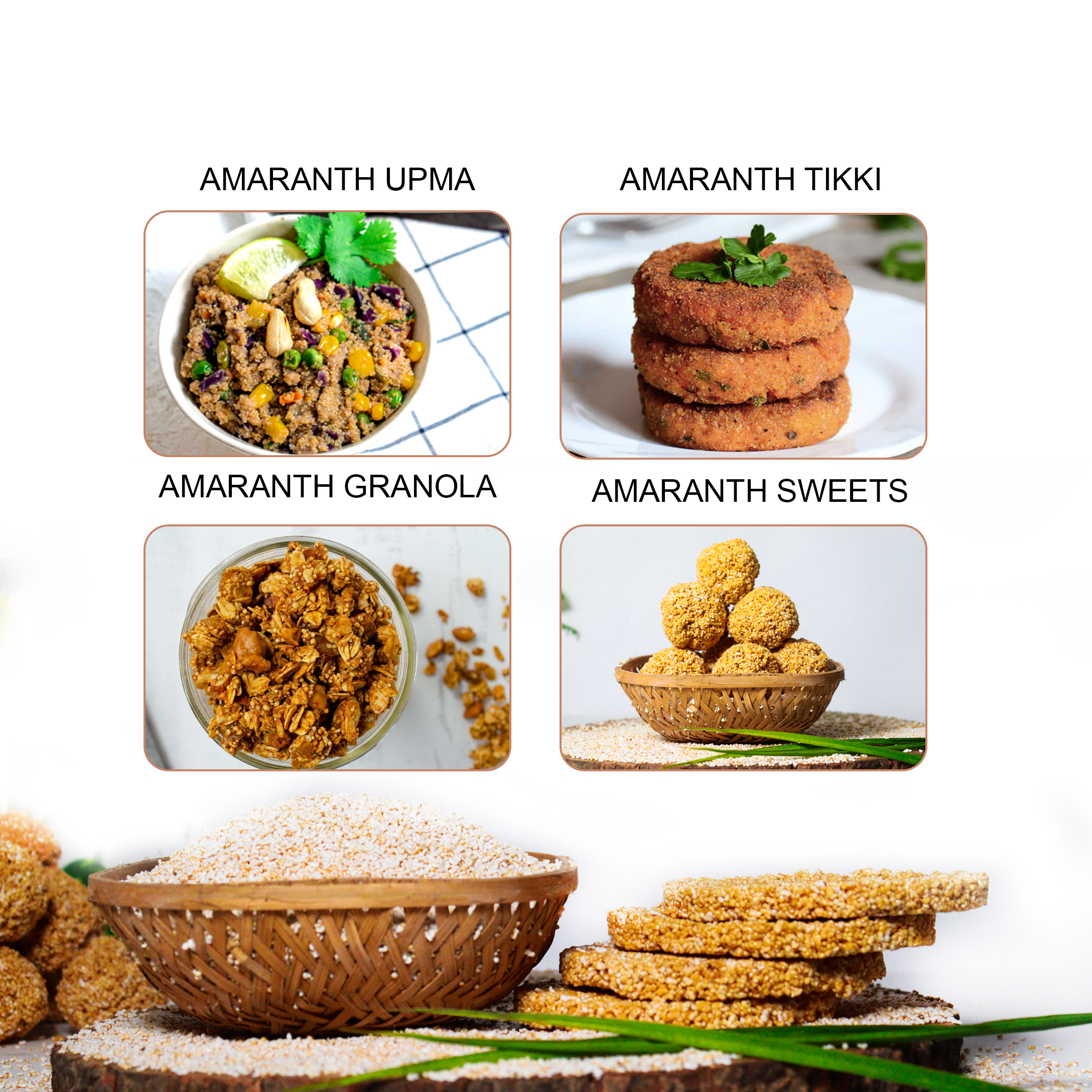 Hillpure Organic Raw Rajira / Amaranth Seeds | Rich in Fiber and Protein | NO Cholesterol and Gluten Free | Goodness of Millets Good Fat, Low Carb, Keto Friendly, Healthy alternative (500 gm) - Image 5