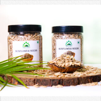 Hillpure Organic Sunflower Seeds, Raw Sunflower Seeds, Authentic and Natural for Healthy Diet, For Weight management (300 + 300gm), Pack of 2