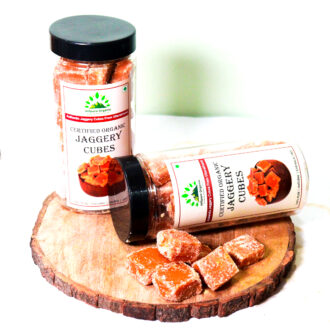 Hillpure Organic Jaggery Cubes, Gud Cubes, Authentic Jaggery Cubes From Uttarakhand, 100% Pure, Certified Organic (600 + 600 gm), Pack of 2