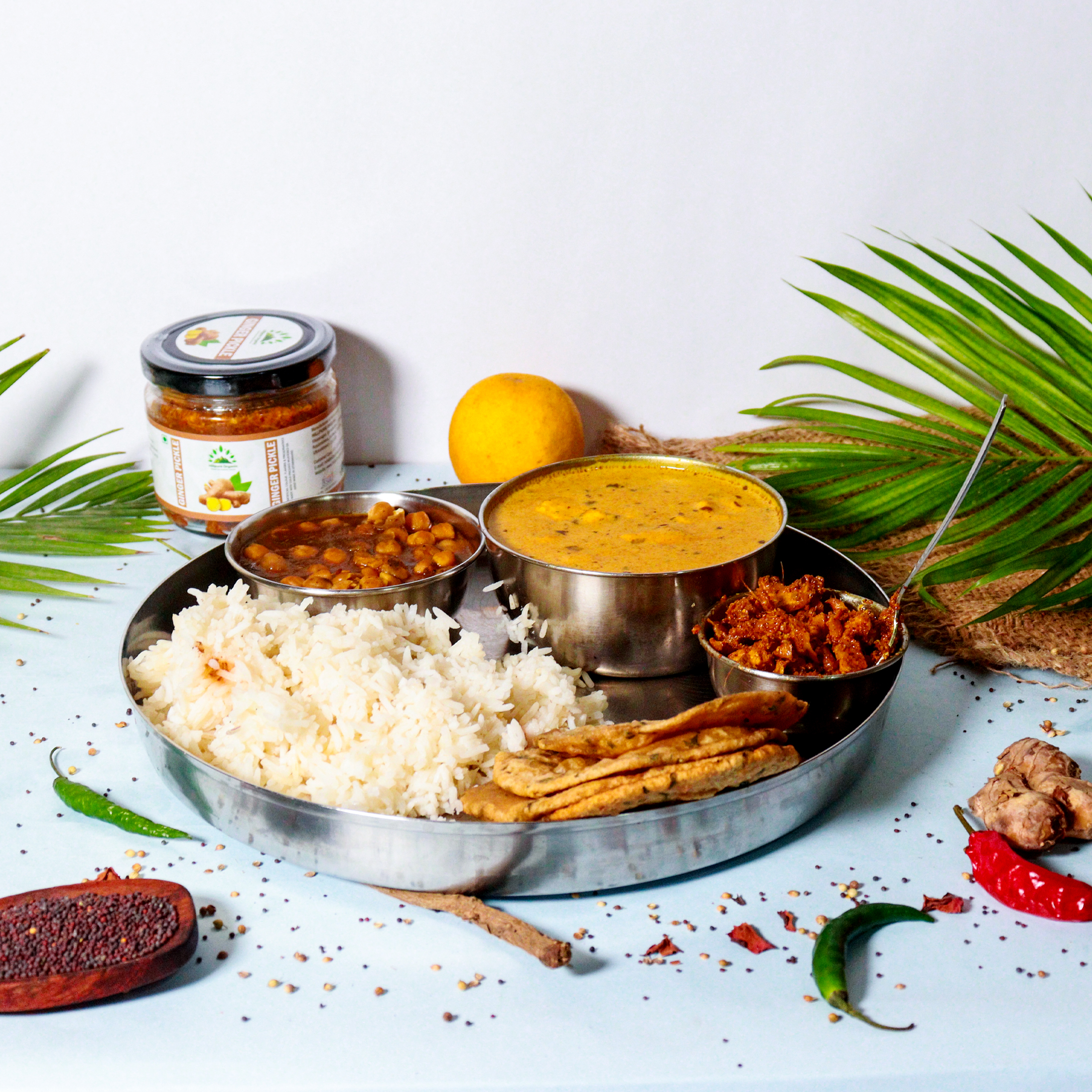 Hillpure Organic Ginger Pickle, Handcrafted Original Recipe & Traditional Taste, From Uttarakhand - (300 gm, Glass Jar) - Image 6