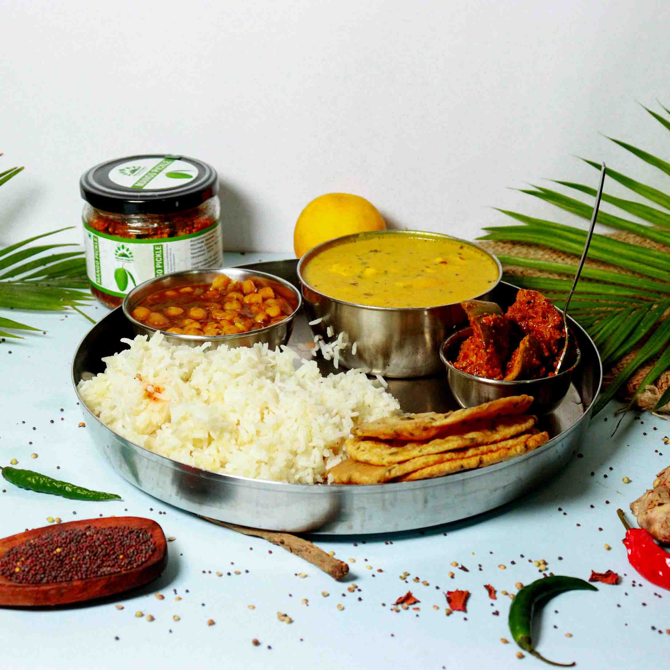 Hillpure Organic Mango Pickle, Aam ka Achar Handcrafted original recipe & Traditional Taste, From Uttarakhand Handpicked Mango | No Preservatives/Colors | - 300 gm Glass Jar - Image 6