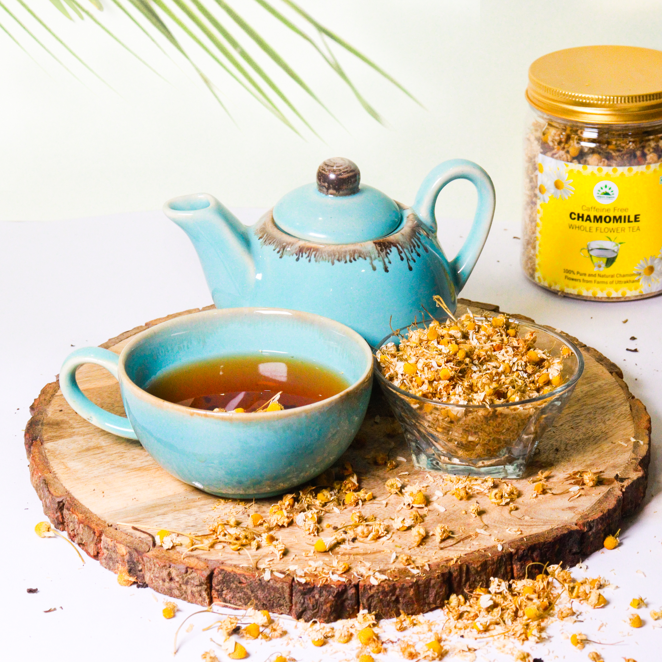 Hillpure Organic Chamomile Whole Flower Tea, Caffiene Free, Stress Relief, Soothing Tea, 100 % Pure & Authentic, From Uttarakhand Hills (50 gm) - Image 8