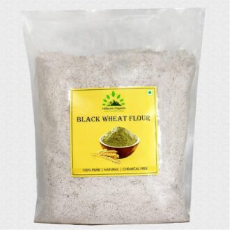 Hillpure Organic Black Wheat Flour, Kala Gehu ka Atta, Naturaly Grown, Low Gluten, Rich in Micro-nutrients (1 Kg)
